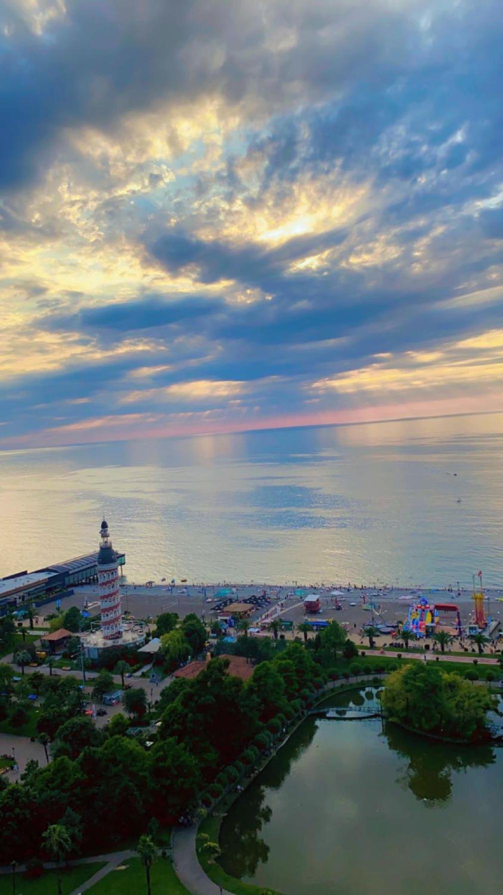 Апартаменты С Видом На Море Twin Towers Batumi, Orbi City Exteriér fotografie